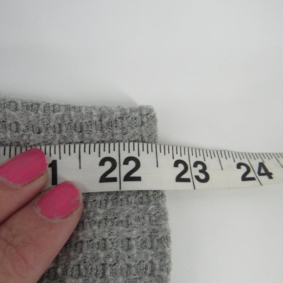 Raggs to Riches gray cowl neck long sleeve size MED - Picture 7 of 7